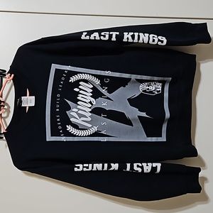 LAST KINGS - BLACK PULLOVER SWEATSHIRT- SIZE SMALL
